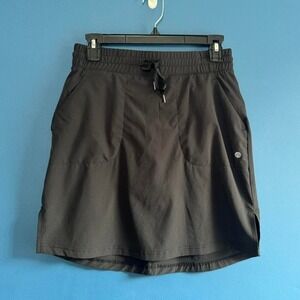 Apana Black Skort Women's Size Small Minimalist Workout Gym Exercise Golf Preppy
